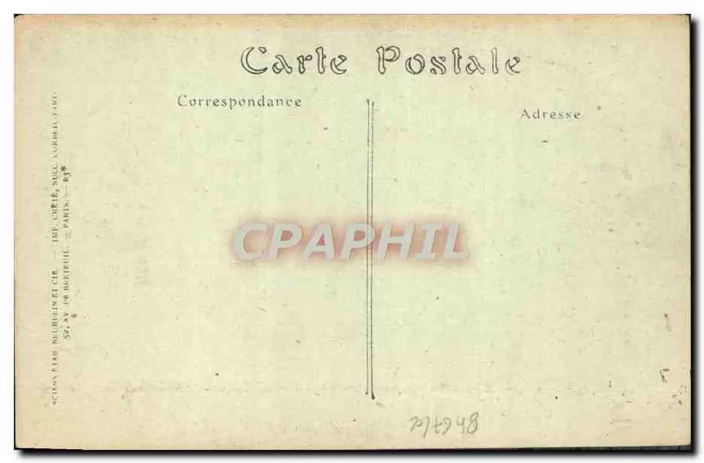 FALAISE. Die Pforte der Cordeliers (13. Jahrhundert). — JND Phot. - Rückseite