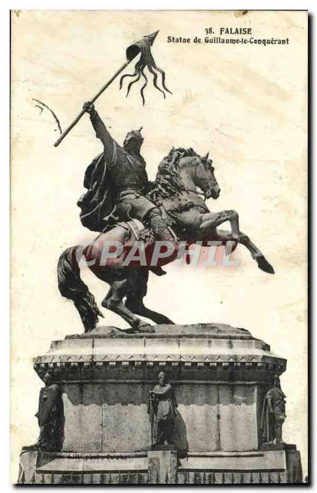 Falaise — Estátua de Guilherme o Conquistador - Frente