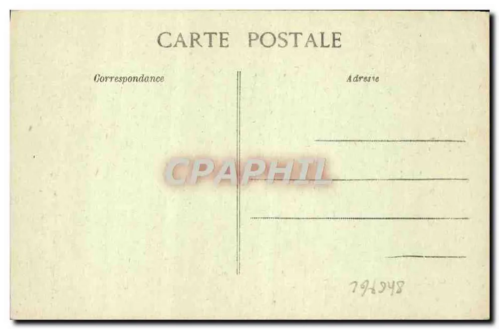 Estátua de Guilherme o Conquistador — Falaise — editor A. Loubet, n°38 - Verso