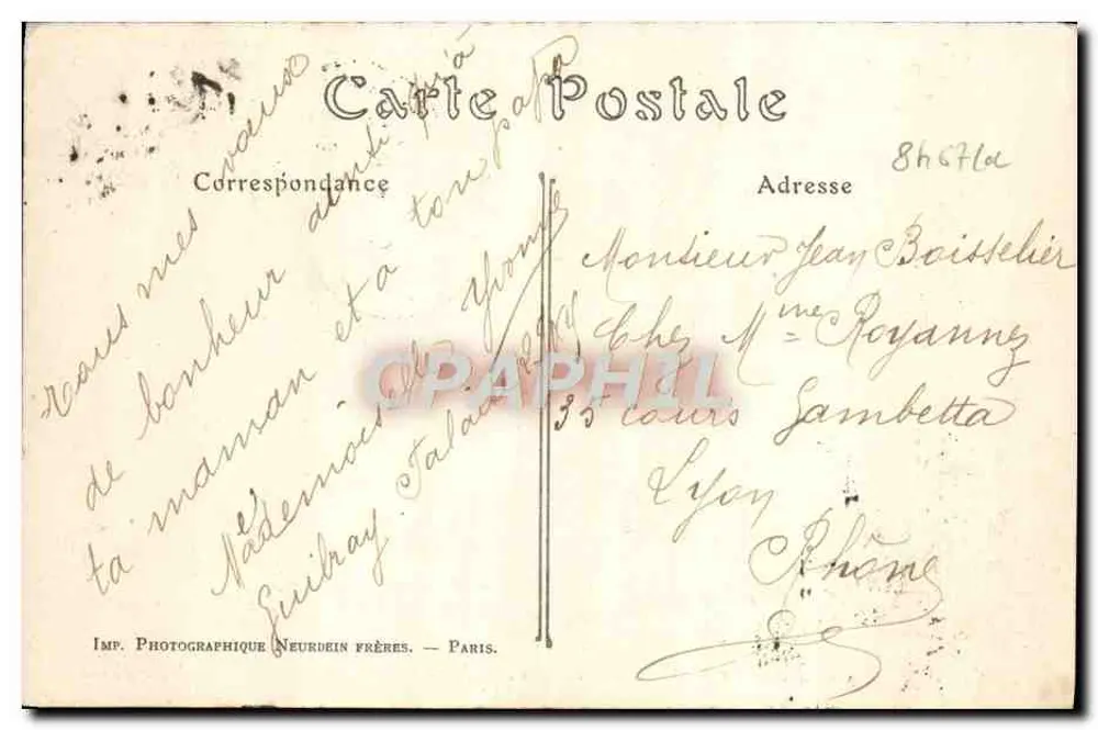 FALAISE — A Brecha do Diabo — ND. Fotografia - Verso