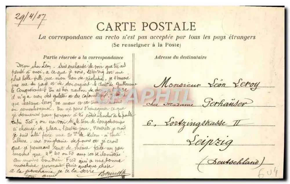 Falaise — Vista geral — República Francesa, n°37 - Verso