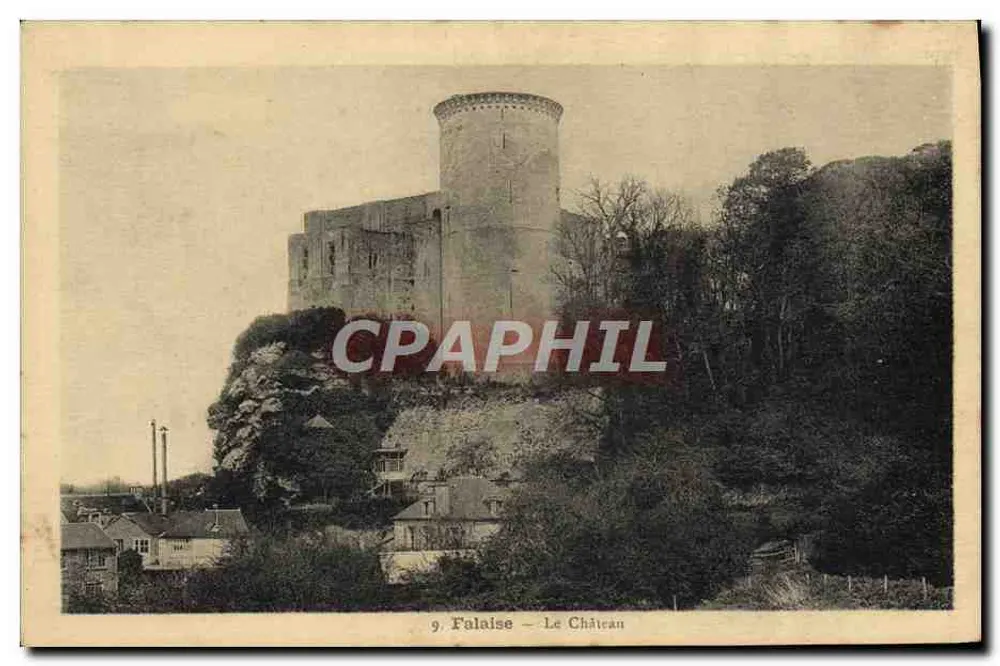Falaise — O Castelo — editor H. Tocquet - Frente