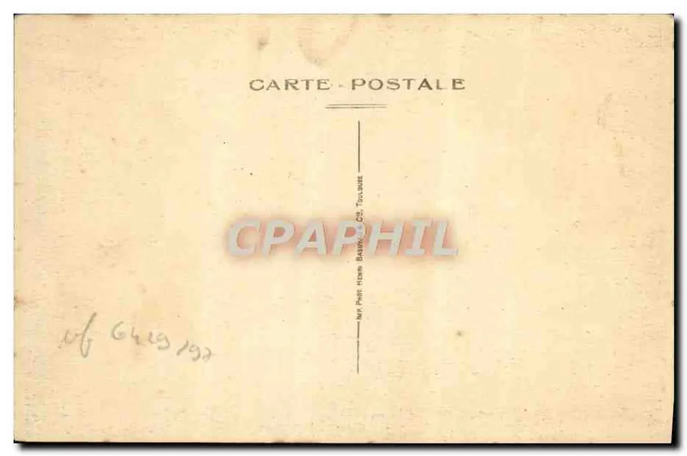 Falaise — O Castelo — editor H. Tocquet - Verso