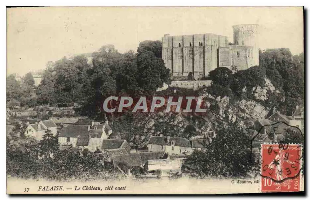 FALAISE — Het Kasteel, westzijde — C. Jeanne, uitgever 57 - Voorkant