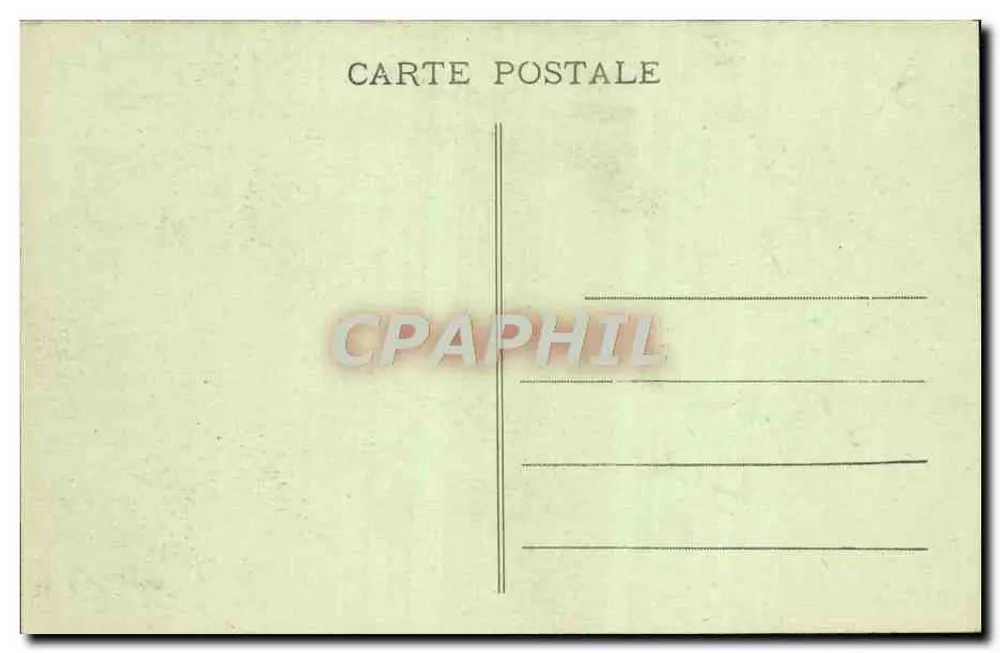 Falaise - O Castelo (lado Oeste) — editor Jeanne, n° 17 - Verso