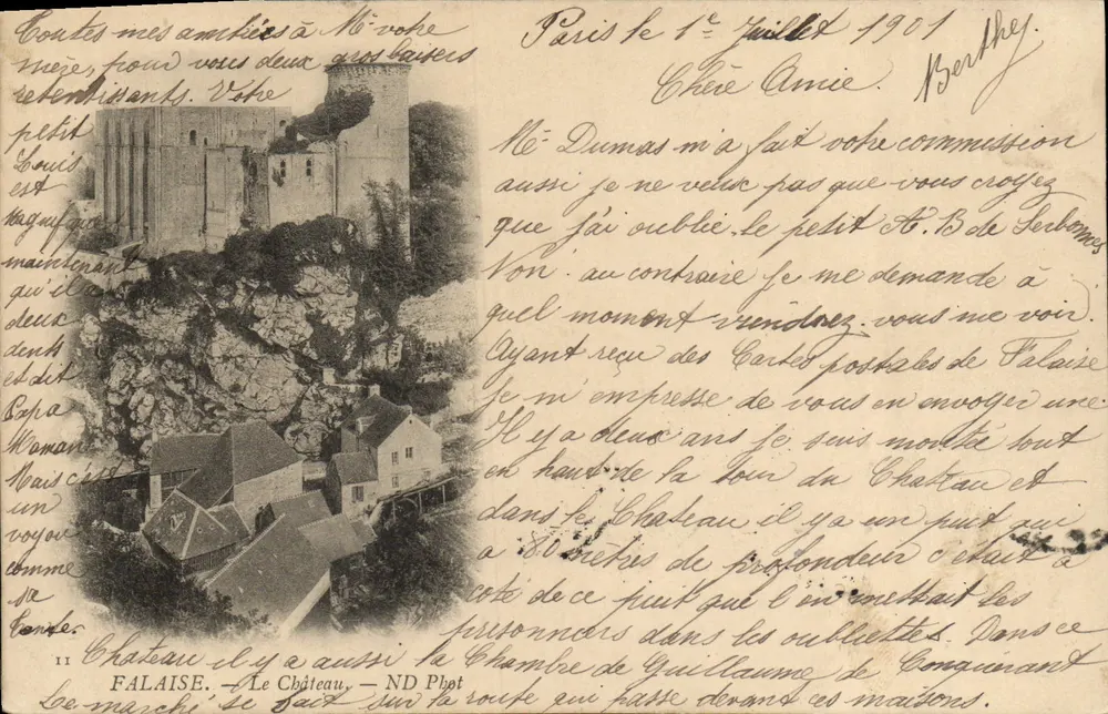 FALAISE — O Castelo — ND Phot - Frente