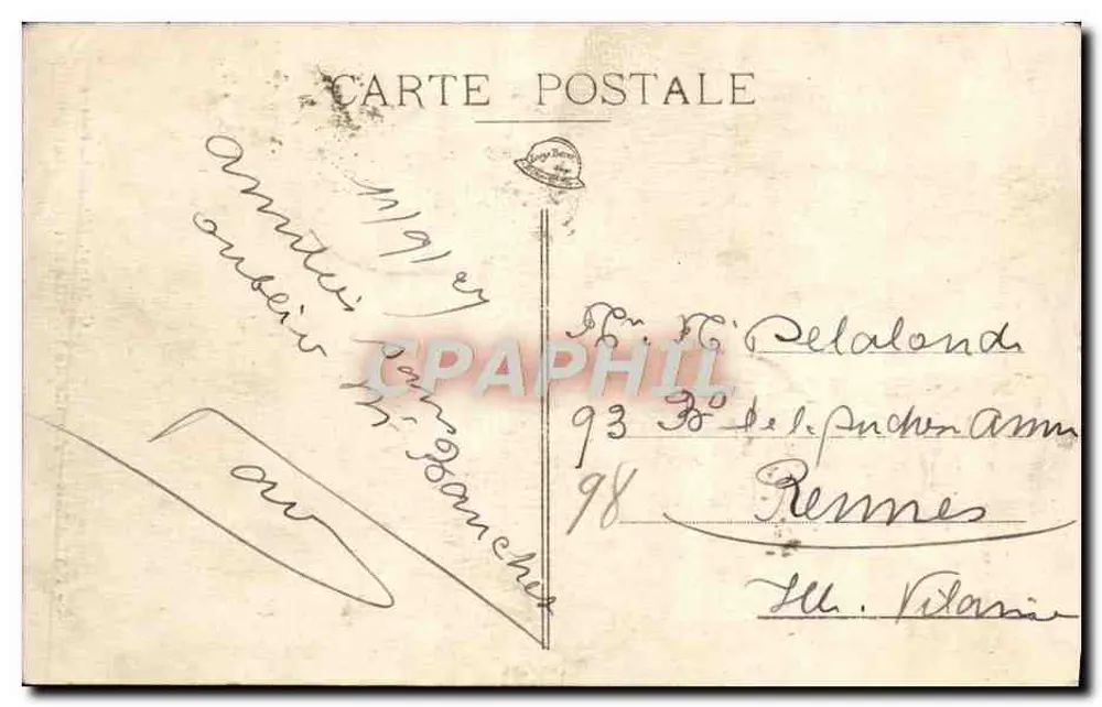 Falaise — Abside da Igreja Santa Trindade — C. Jeanne, edit.-fot., Falaise - Verso