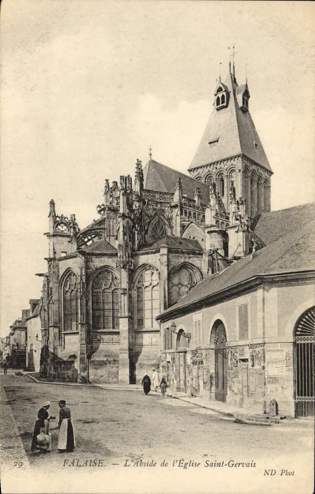 Palaise — Die Apse der Kirche Saint-Gervais — ND Phot - Vorderseite