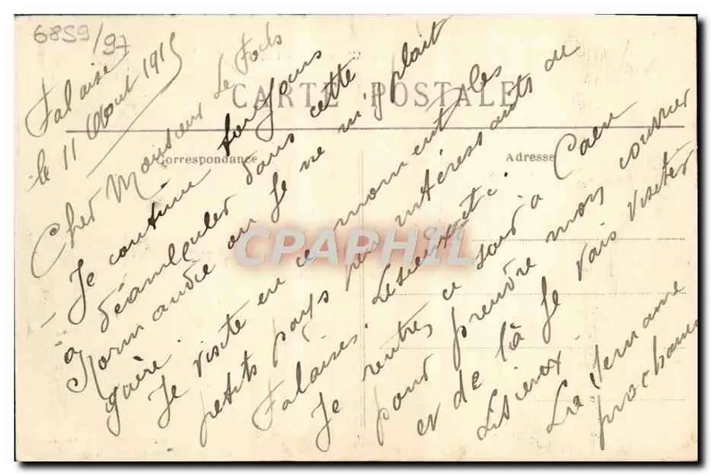 Falaise — Igreja da Trindade — L. Jeane, editora fotográfica Falaise - Verso