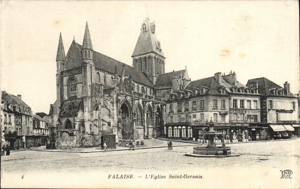 Falaise — Die Kirche Saint-Gervais — JND Phot. - Vorderseite