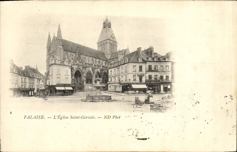Falaise — Die Kirche Saint-Gervais — ND Pbot - Vorderseite