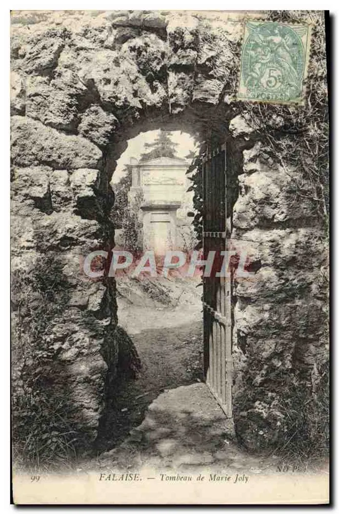 Falaise — Tumba de Marie Joly — editor N.D. P.89 - Anverso
