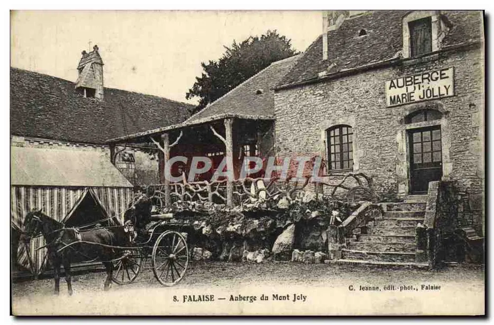 Falaise — Auberge du Ment Jolly — C. Jeanne, Verlag-Fotograf, Falaise - Vorderseite