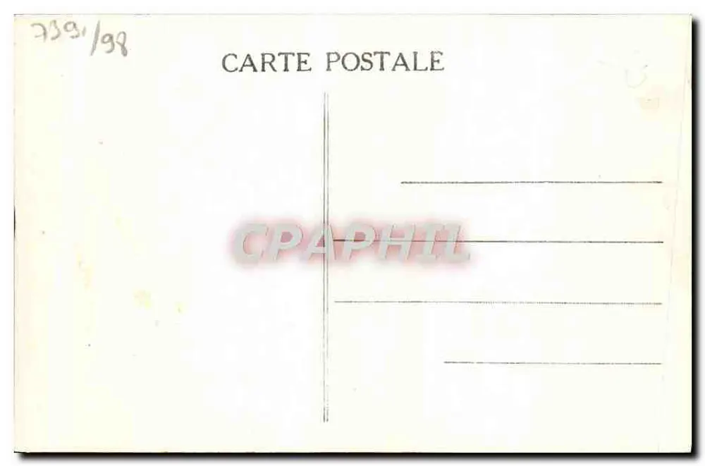 Die Männer von Falaise und ihre Laternen — P. Bunel, phot.-edit., Vimoutiers (Orne) — Nr. 1 - Rückseite