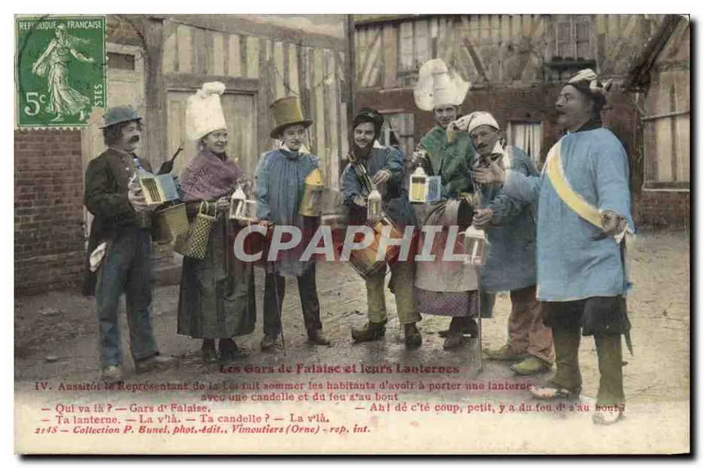 Die Gors von Falaise und ihre Laternen — P. Bunel, phot.-edit., Vimoutiers (Orne) — n° 2118 - Vorderseite