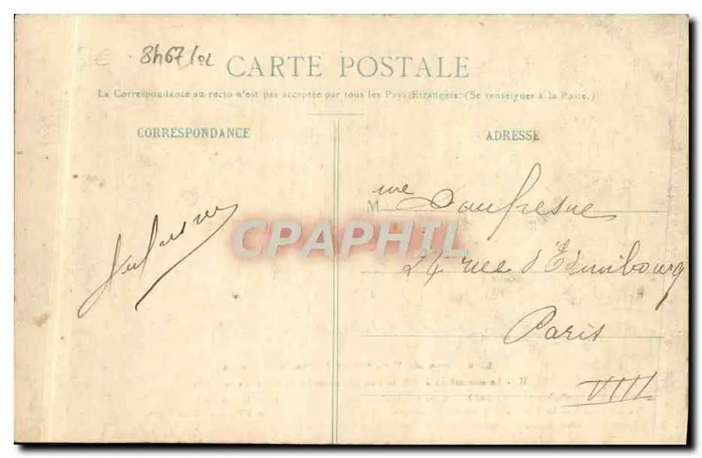 Die Jungen von Falaise und ihre Laternen — Sammlung P. Bumet, Fotograf-Verleger, Vincennes (Orne) — Nr. 4392 - Rückseite