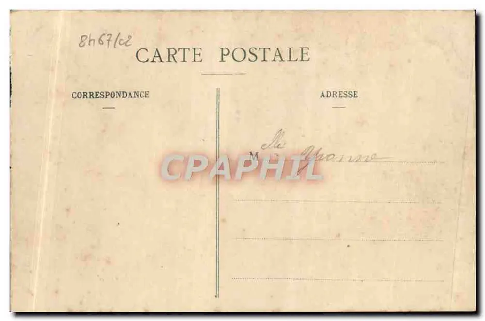 Die Männer von Falaise und ihre Laternen — Falaise, Orne — Sammlung P. Bunel, Nr. 874 - Rückseite