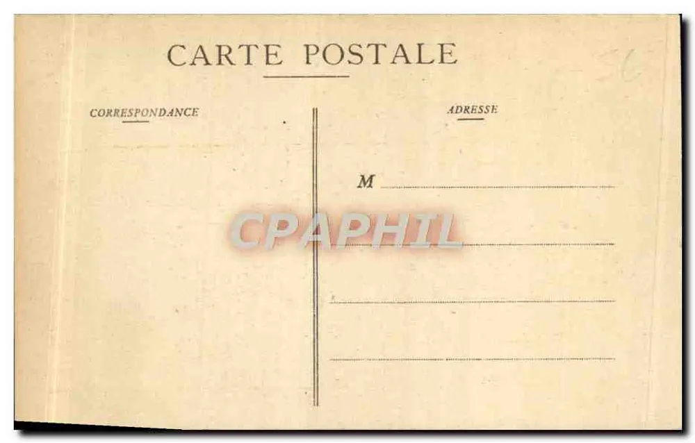Der Mann von Falaise — Legende der Laterne — C. Jeanne, Verlag-Fotograf, Falaise - Rückseite