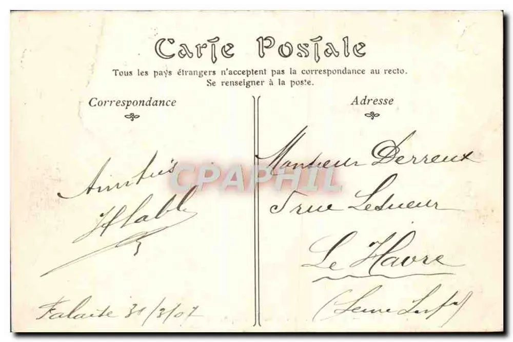 FALAISE — La Place de Guillaume-le-Conquérant — ND. Phot. — n°58 - Rückseite