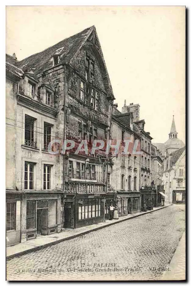 Alte Häuser des 17. Jahrhunderts, Grande-Rue-Traite — Palaise, NB Phot. - Vorderseite