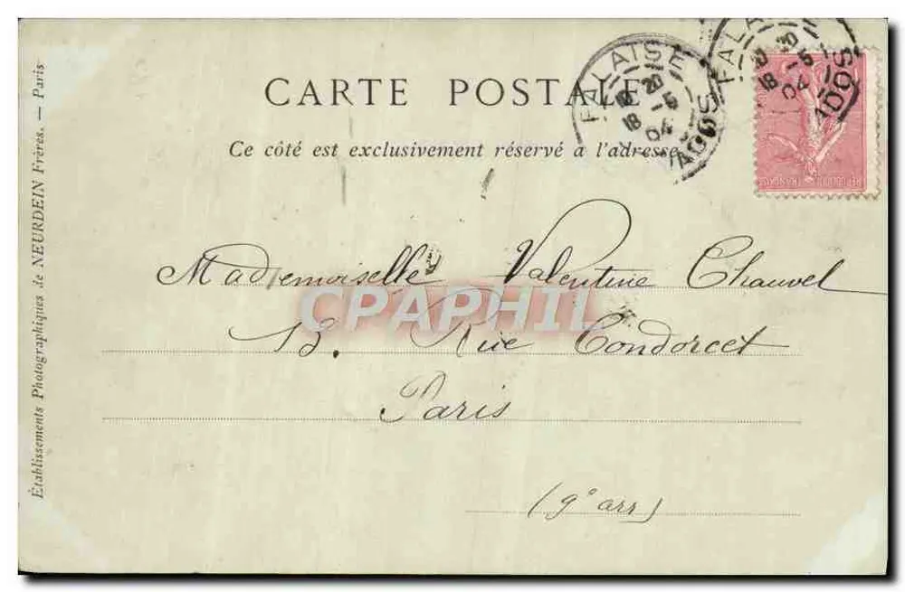 Falaise — Vista Geral — Collections ND Phot - Verso