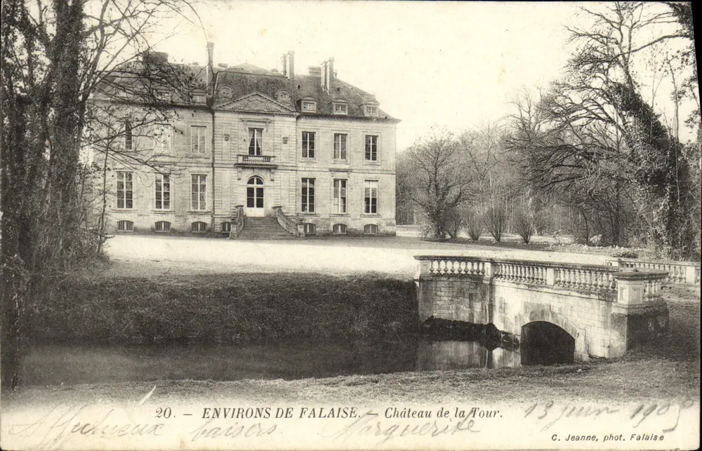 Umgebung von Falaise — Château de la Tour — C. Jeanne, phot. Falaise - Vorderseite