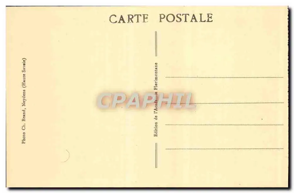 Castelo de Montrottier, perto de Annecy — Vista Geral — Edição da Academia Flerimontana - Verso