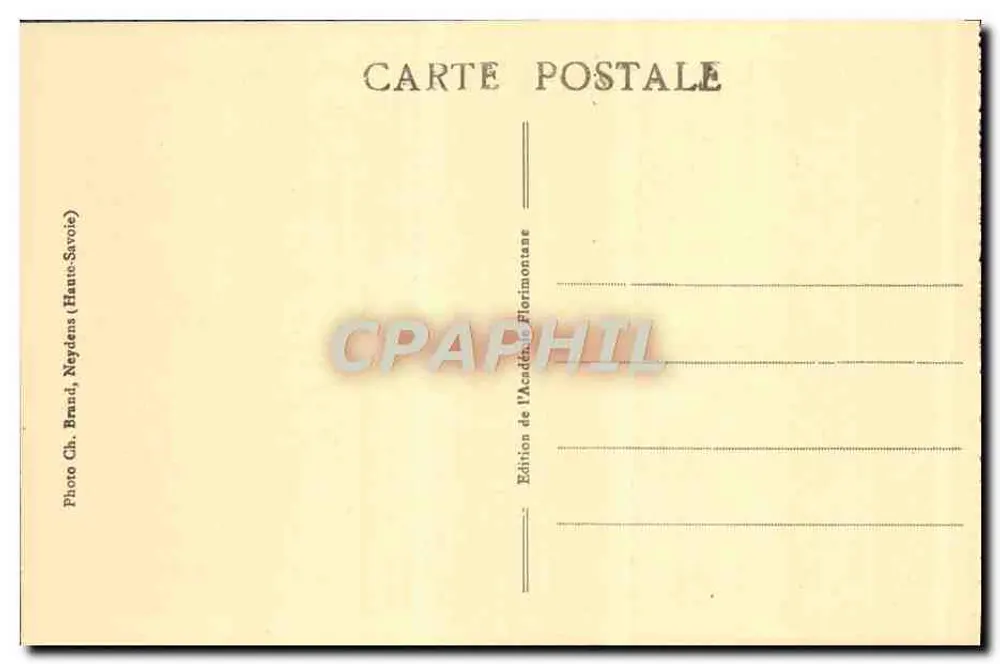Château de Montrottier, nahe Annecy — Eingang der Avenue — Ausgabe der Académie Florimontane - Rückseite