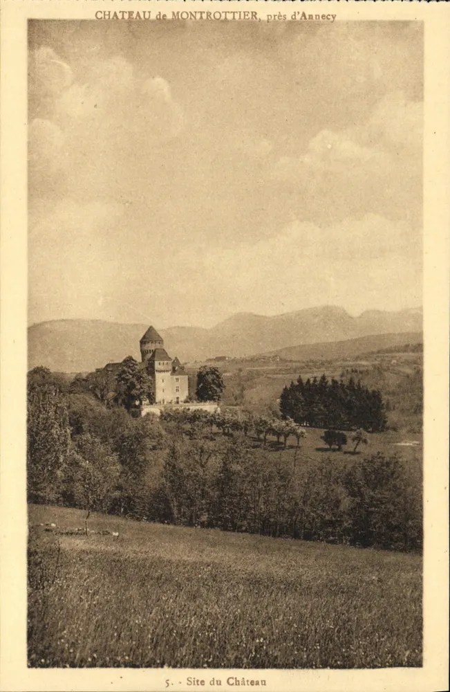 Schloss Montrottier, in der Nähe von Annecy — Schlossgelände — Edition der Florimontaine Akademie - Vorderseite