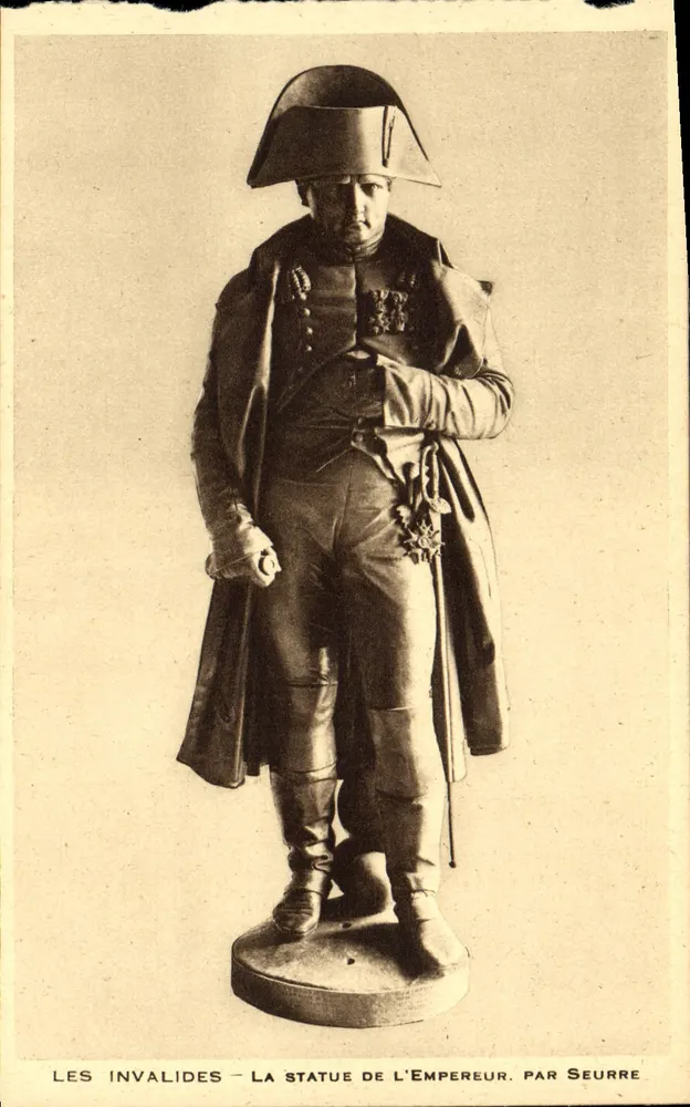 Les Invalides — Die Statue des Kaisers. Von Seurre - Vorderseite