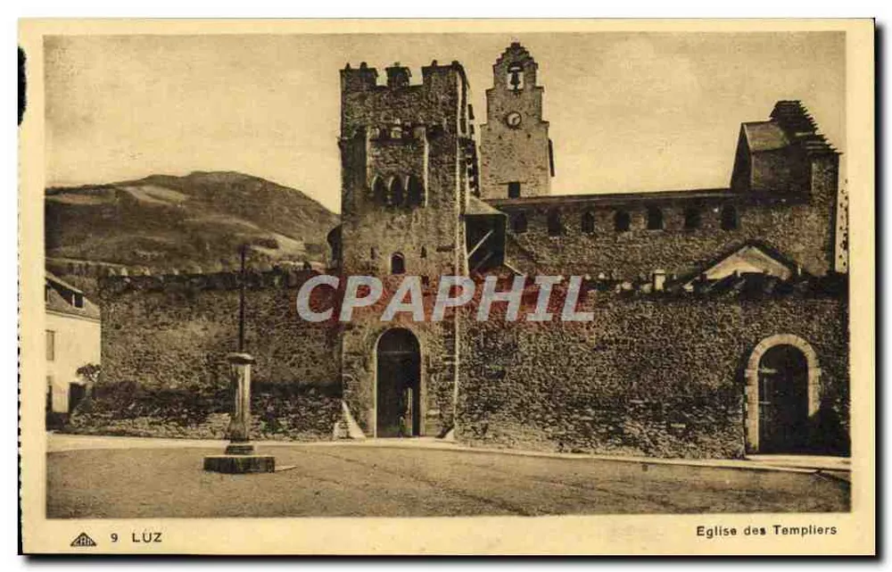Lúz — Igreja dos Templários — Cie des Arts Photomécaniques, Strasbourg - Frente