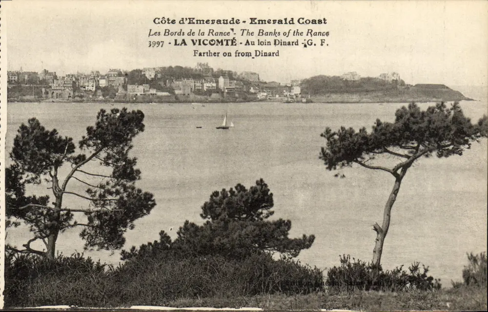 Côte d'Émeraude - Emerald Coast — Les Bords de la Rance — LA VICOMTÉ — G. F. — 3997 - Frente
