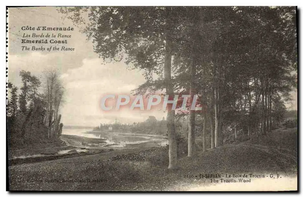 St-Servan - O Bosque de Troctin — G. F. editor, n° 1100 - Frente