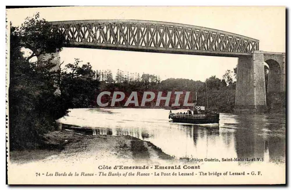 Der Lessard-Brücke - Die Ufer der Rance - Édition Guérin, Saint-Malo (I.-et-V.) - Vorderseite