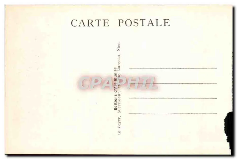 Monte-Carlo — Die Terrassen des Casinos — Foto Munier, Nr. 327 - Rückseite