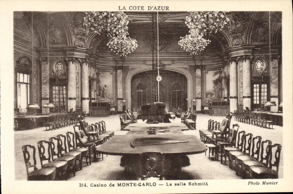 Casino de Monte-Carlo — Die Schmitt-Halle — Foto Munier, Nr. 314 - Vorderseite