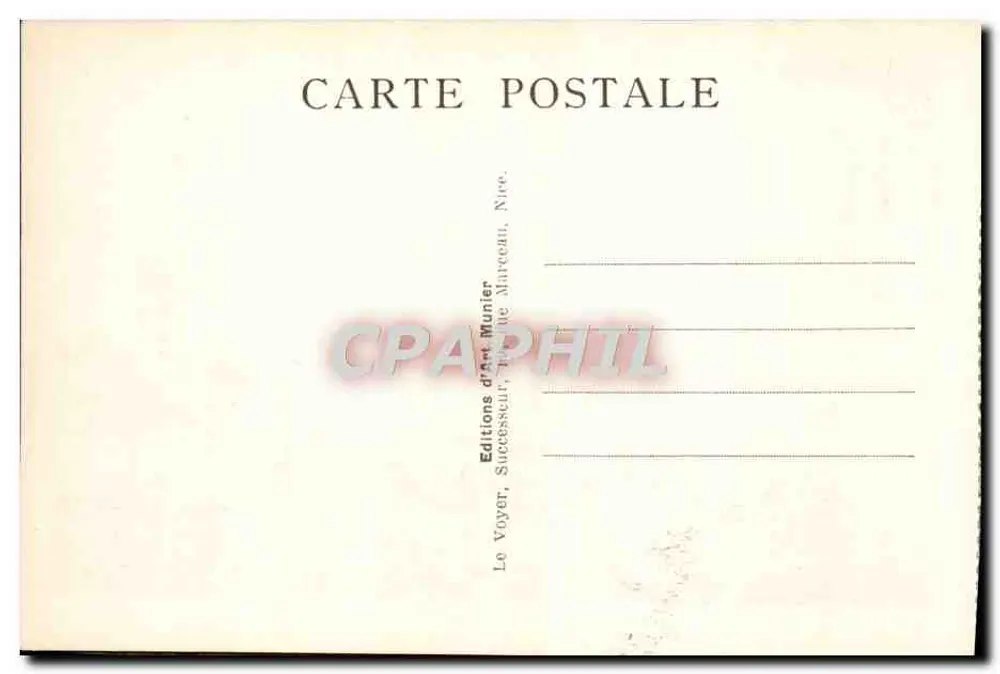 Casino de Monte-Carlo — Die Schmitt-Halle — Foto Munier, Nr. 314 - Rückseite