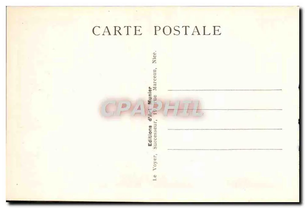 Monte-Carlo — Das Casino und die Gärten — Foto Munier, Nr. 354 - Rückseite