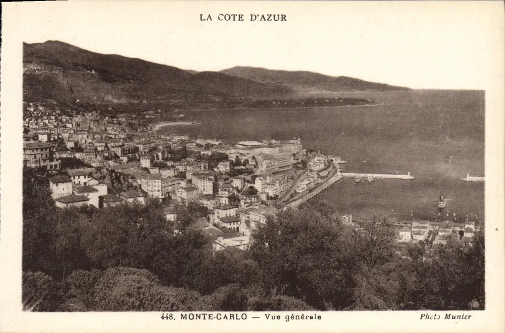 Monte-Carlo — Vista geral — Foto Munier, n°448 - Frente