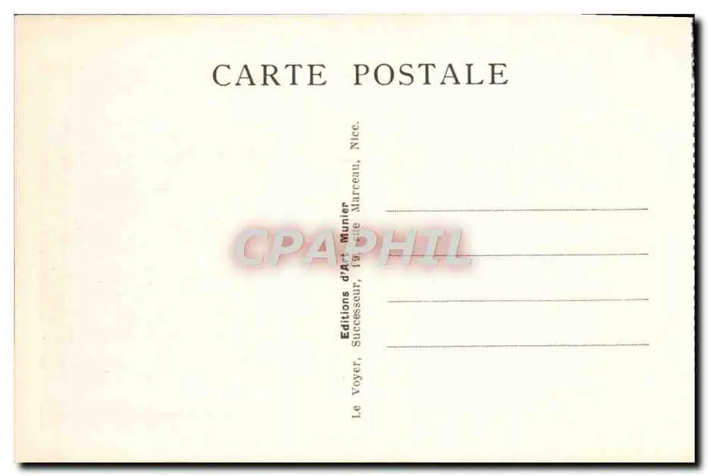 Monte-Carlo — Vista geral — Foto Munier, n°448 - Verso