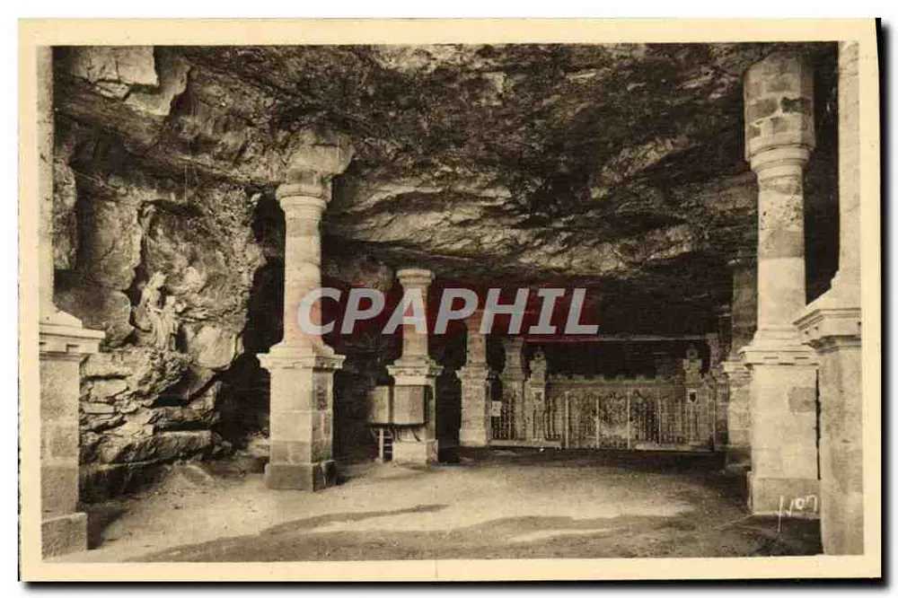 Rocamadour — Innenansicht der Grotte de la Mise au Tombeau — Les Éditions d'Art YVON, Paris - Vorderseite