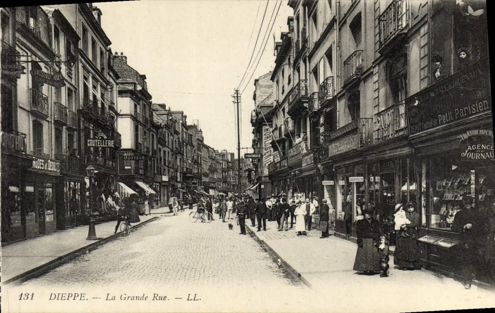 Dieppe — A Grande Rue — LL. n°131 - Frente