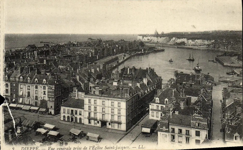 Dieppe — Allgemeiner Blick vom Kirchhof Saint-Jacques — LL. - Vorderseite