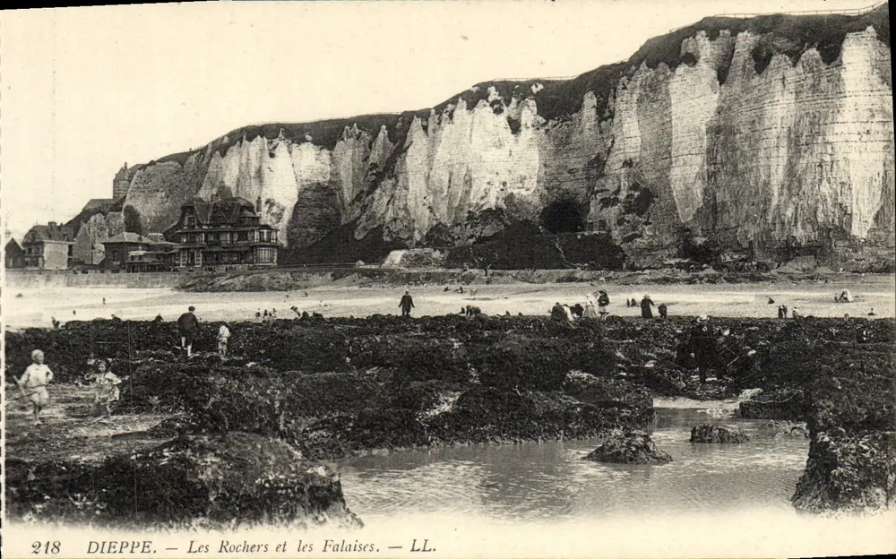 Dieppe — Les Rochers et les Falaises — LL. n° 218 - Vorderseite