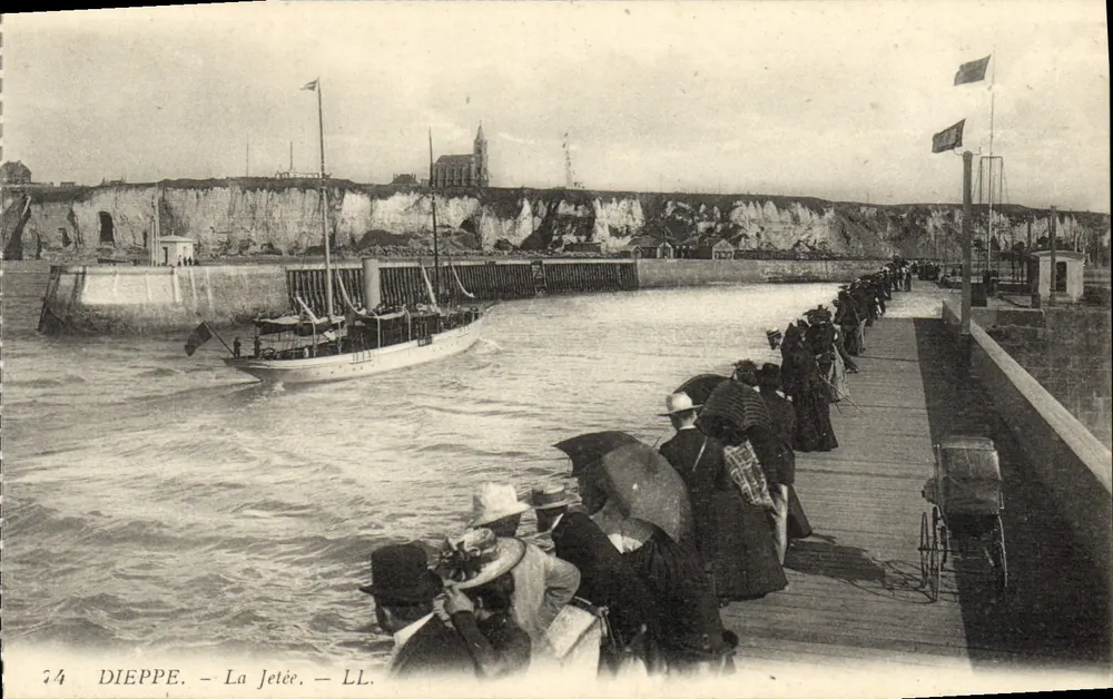 Dieppe - A Pontão — LL, n°74 - Frente