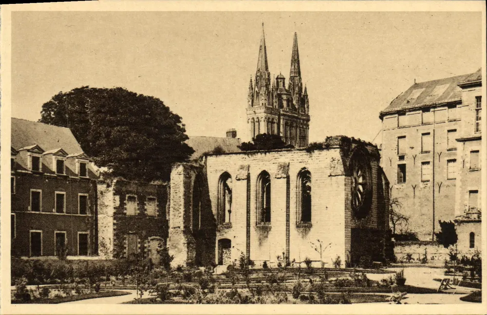Angers (Maine-et-Loire) — Die Ruinen Toussaint und die Kathedrale Saint-Maurice — Éditions d'Art Yvonn, Paris - Vorderseite