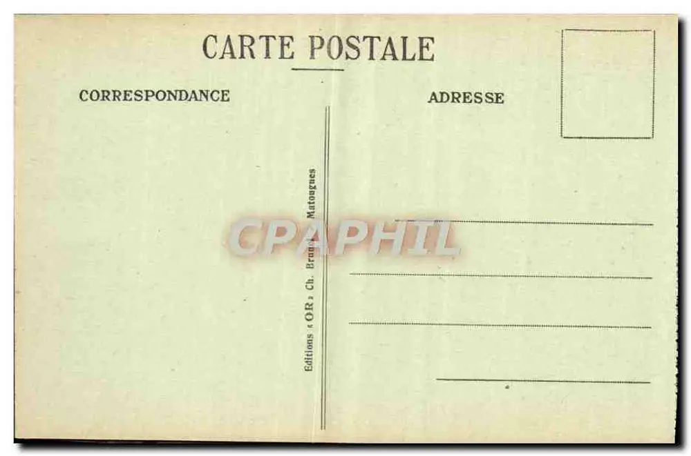 Reims — Estátua de Joana d'Arc — Edições OR Matosgues - Verso