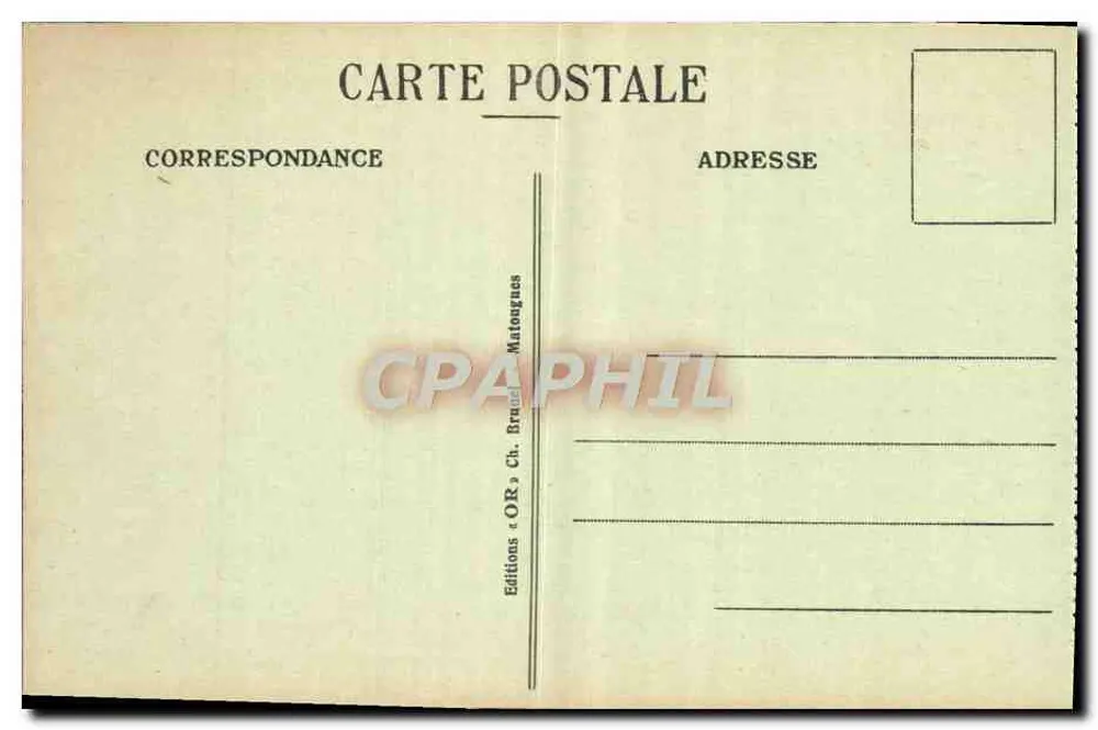 Fort de la Pompelle — Südwestbastion — Editions OR, Ch. Matoungues - Rückseite