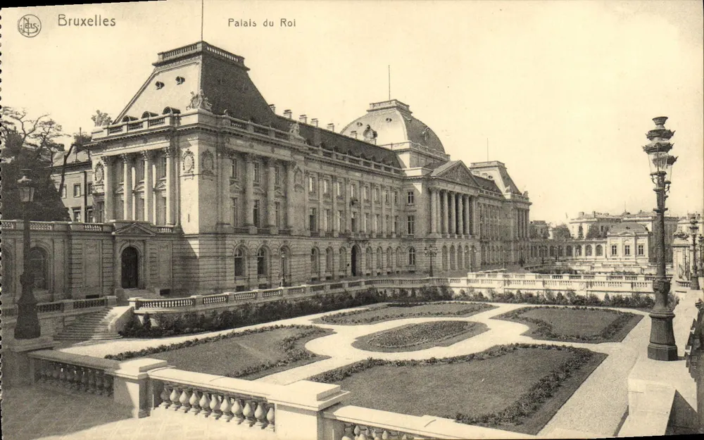 Bruxelas — Palácio do Rei — Ed. Nels, Bruxelas - Frente