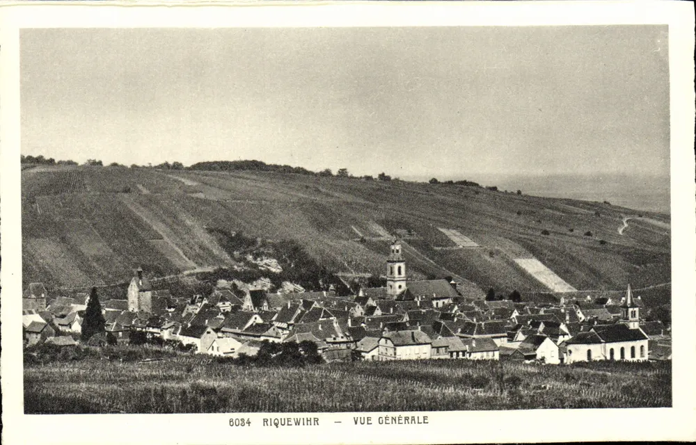 Riquewihr — Vista geral — Edição Fr. Berschy, Riquewihr (H.-Rhin) - Frente